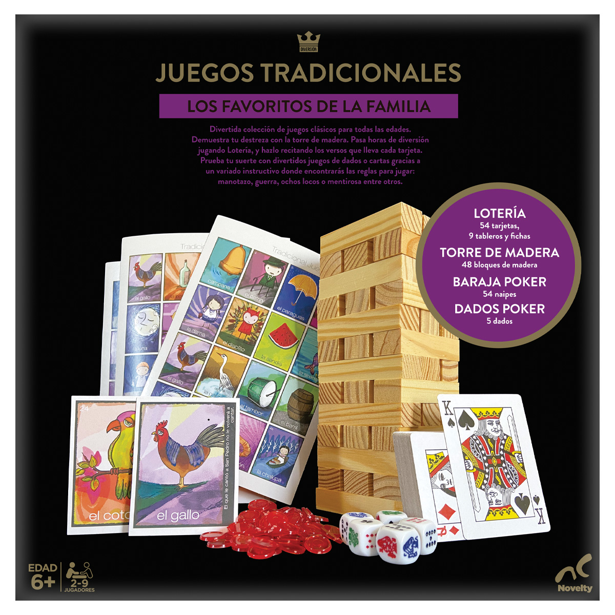 SET DE JUEGOS TRADICIONALES DE LUJO Novelty – El regalo perfecto si existe  encuéntralo aquí en